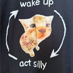 Silly kitty Graphic T-Shirt